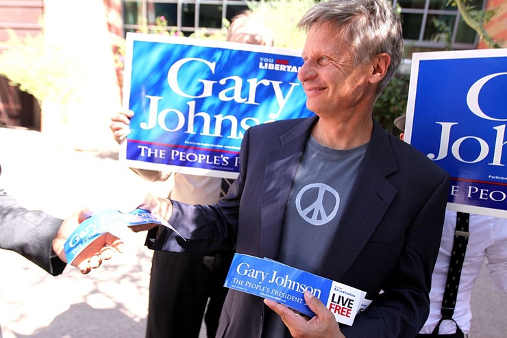 Gary Johnson polls